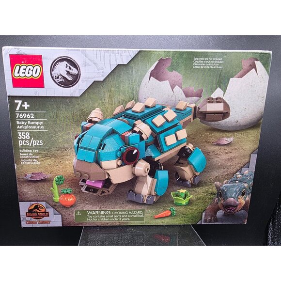 Lego Jurassic World Baby Bumpy: Ankylosaurus Building Toy #76962 Set 358 Pcs - Picture 1 of 6